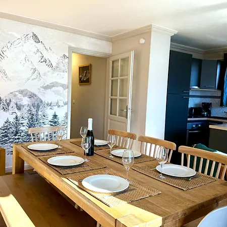 6 8 Personnes, Balcon Vue Montagne, Aux Pieds Lägenhet