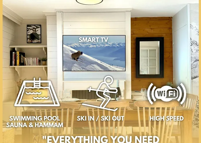 6 Personnes, Balcon, Piscine, Aux Pieds Apartman *